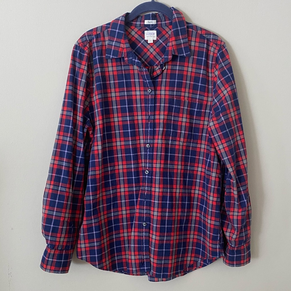 J. Crew Plaid Button Down